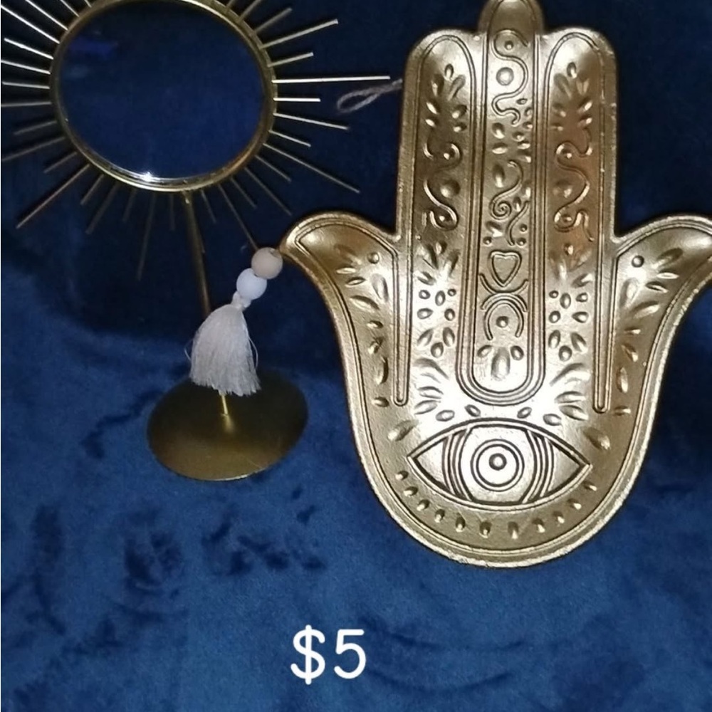 Gold Hamsa Hand Wall Decor